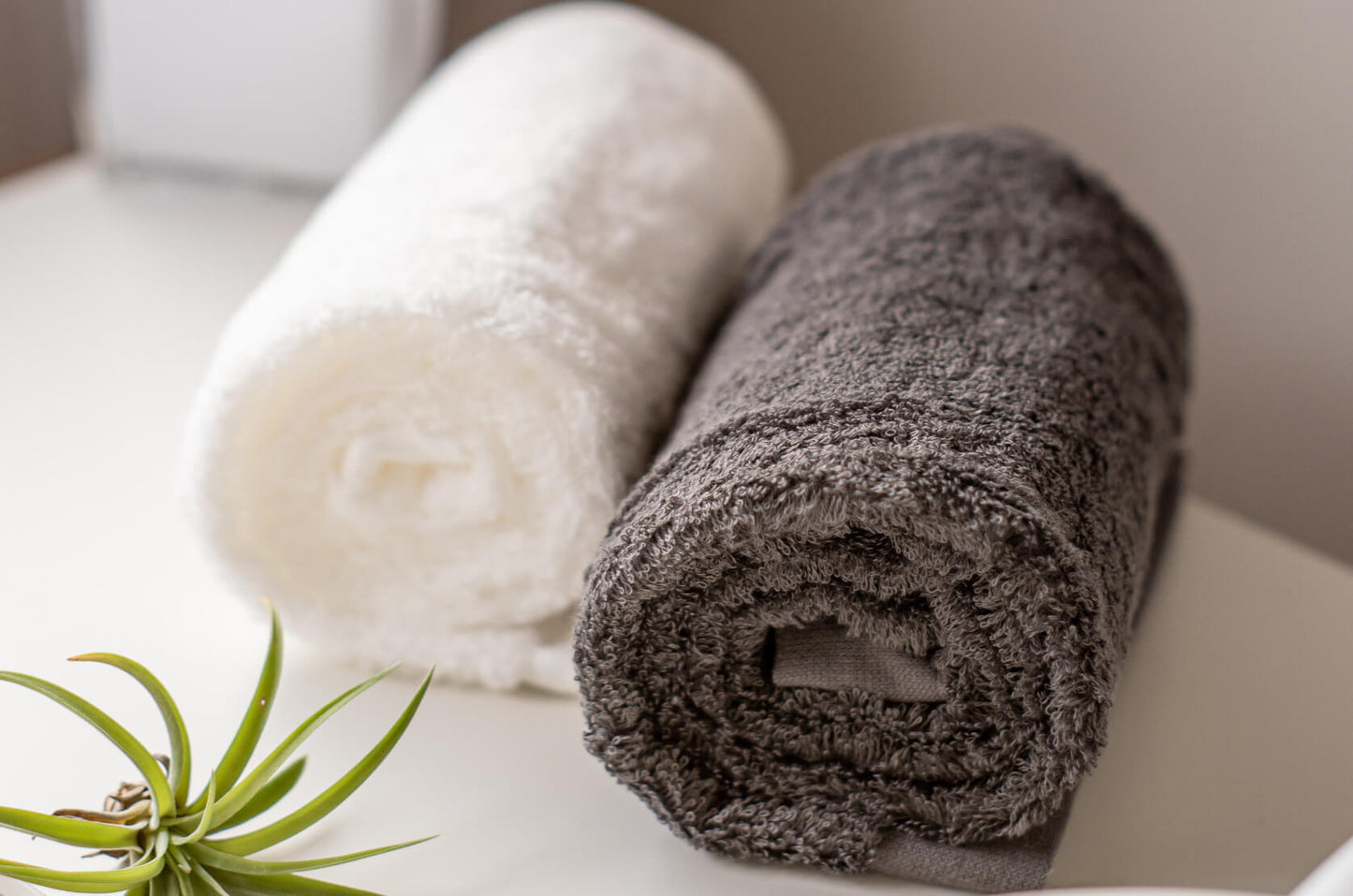 Rolled image of the Japarcana Japanese Bath Towels