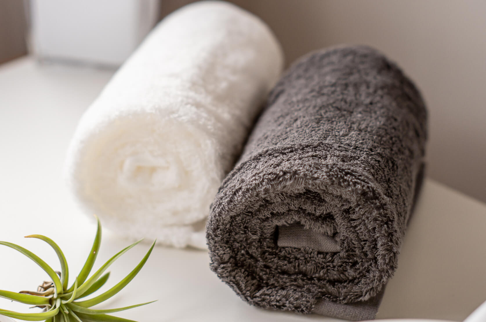 Rolled image of the Japarcana Japanese Bath Towels