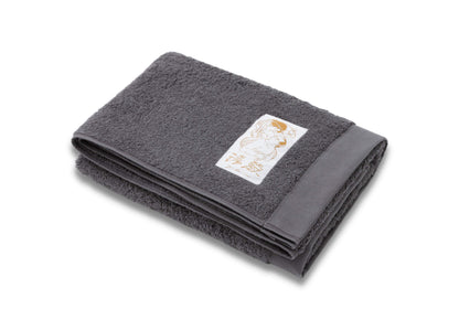 Charcoal gray color of Japarcana Japanese Bath Towel
