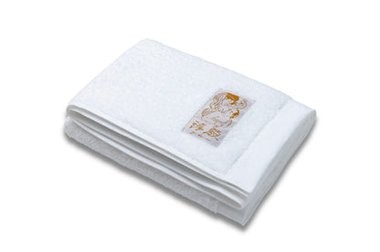 White Japanese Bath Towel from Japarcana